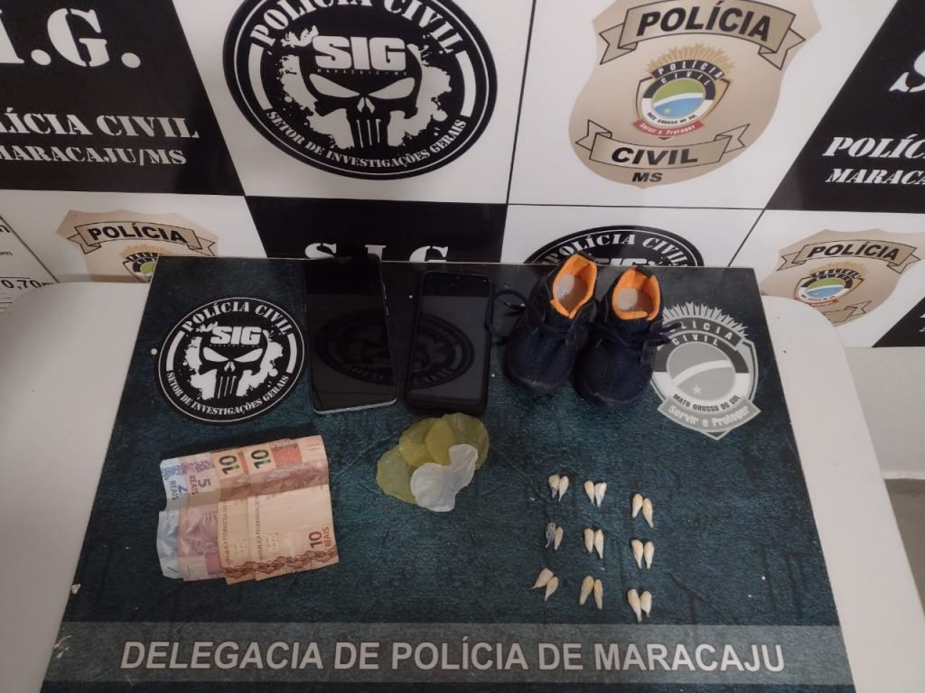 Polícia Civil fecha ponto de venda de drogas em Maracaju
