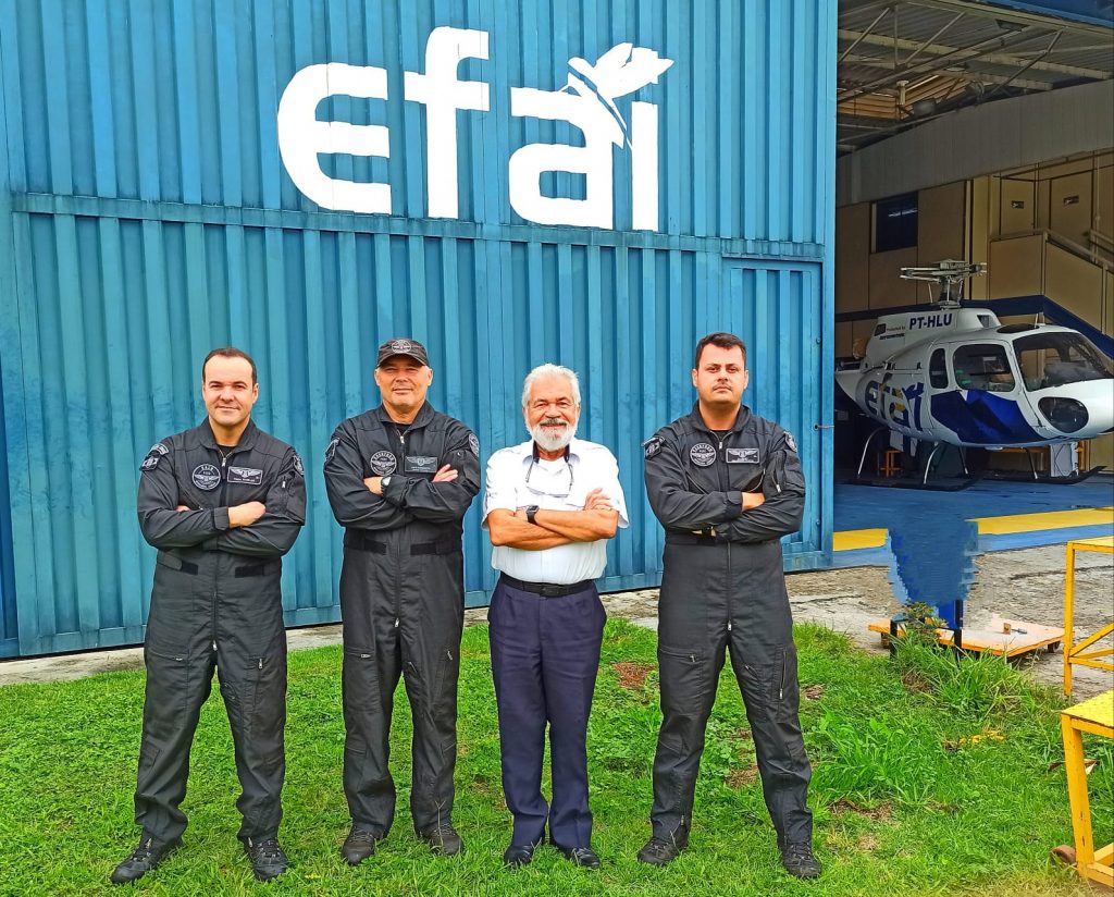 Policiais Civis pilotos do SAER passam por treinamento em Minas Gerais