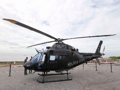 Polícia Civil recebe helicóptero que vai reforçar a frota aérea da instituição