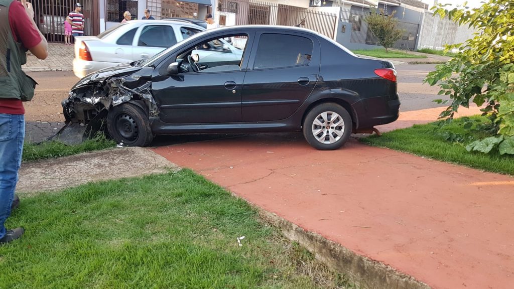Colisão de trânsito é registrada na região Norte de Cascavel