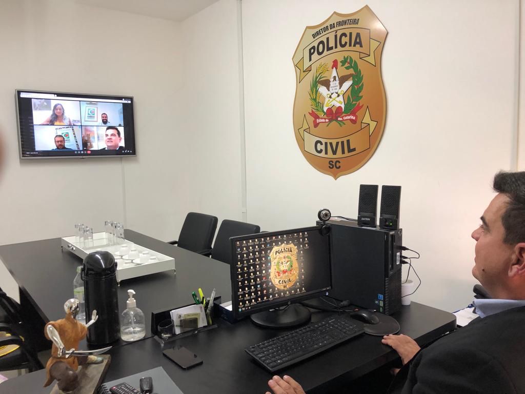 Polícia Civil e Cidasc tratam de estratégias de cooperação