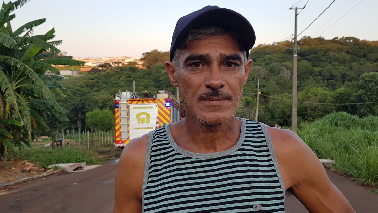 Pai pede ajuda para o filho que teve casa consumida por incêndio em Cascavel