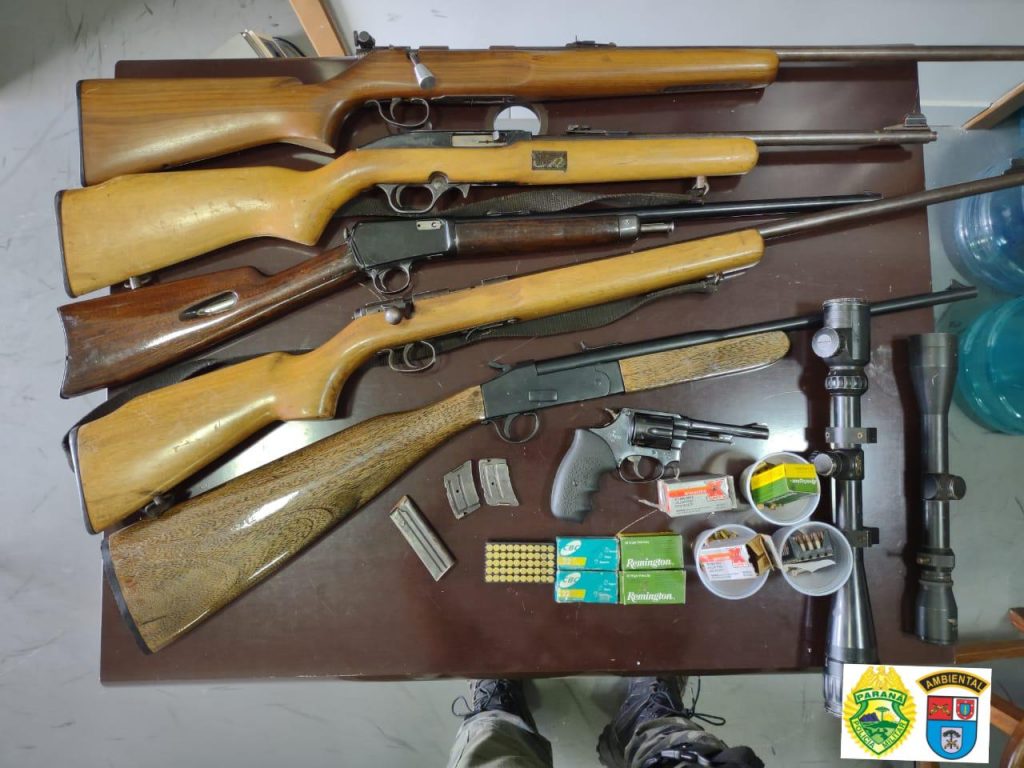 Polícia Militar Ambiental flagra crime contra a fauna e posse ilegal de arma de fogo