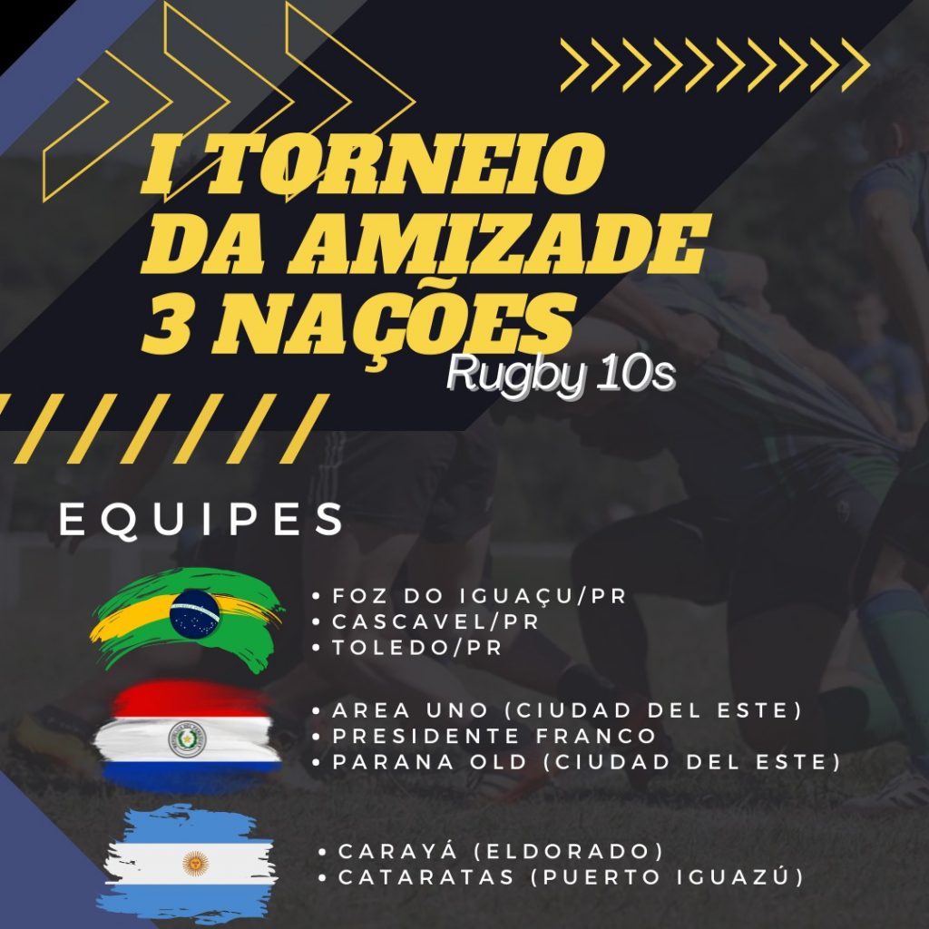 Foz receberá torneio internacional de rugby no próximo domingo (20)