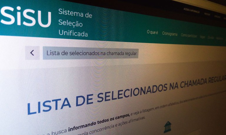 Abertas as inscrições para a primeira edição de 2022 do Sisu
