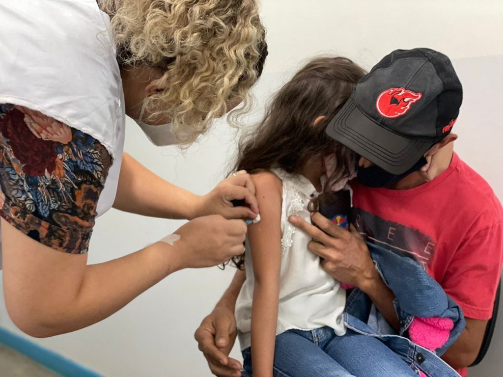 Prefeitura abre 2.750 vagas para vacinação em crianças contra a Covid-19