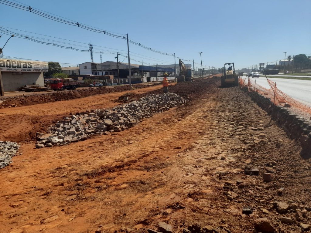 Reconstrução da Avenida Olímpio Rafagnin atinge quase 20% de execução