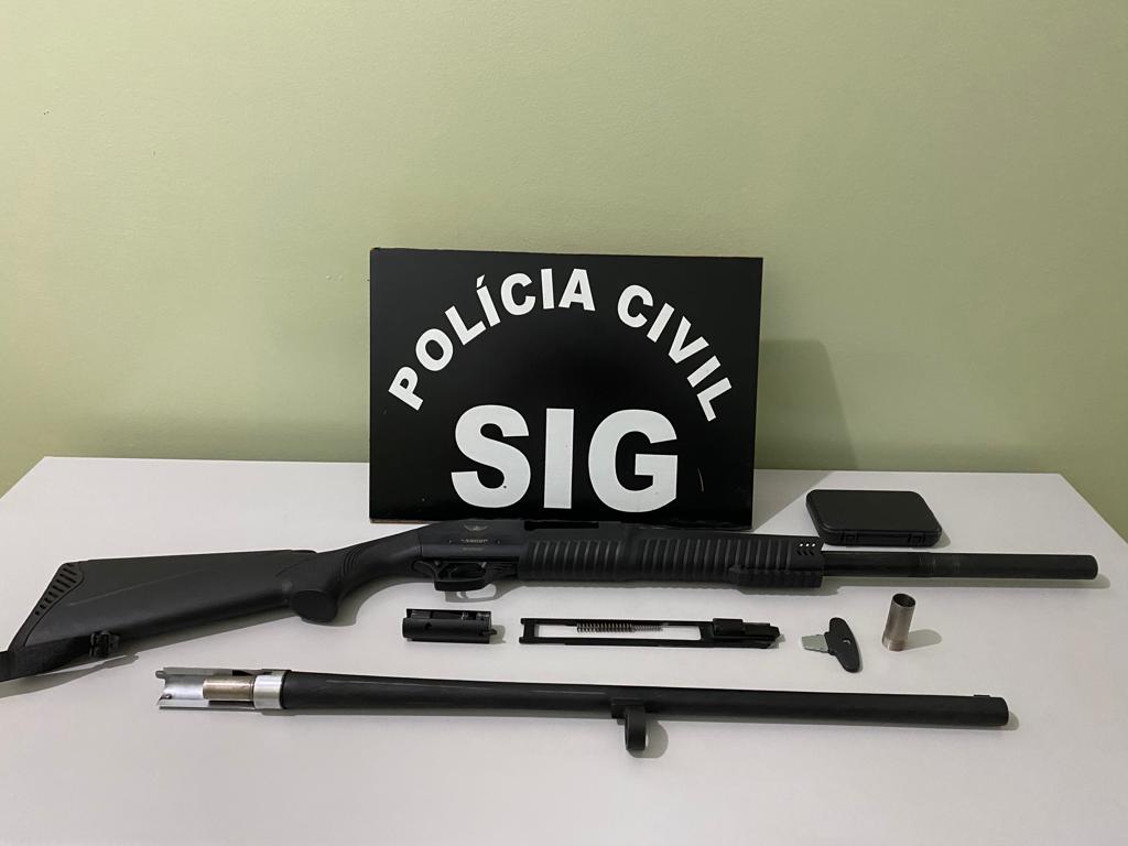 Polícia Civil recupera arma de fogo furtada em Nova Andradina