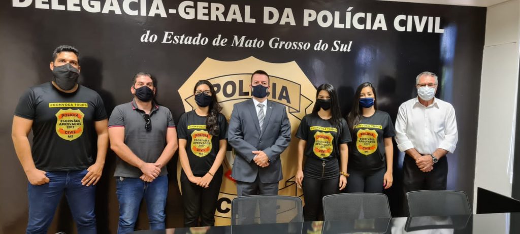 Delegado-Geral se reúne com remanescentes do concurso para Escrivães da Polícia Civil