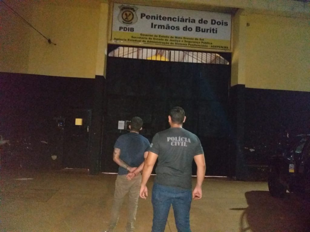Evadido do sistema prisional é recapturado por policiais civis em Dois Irmãos do Buriti