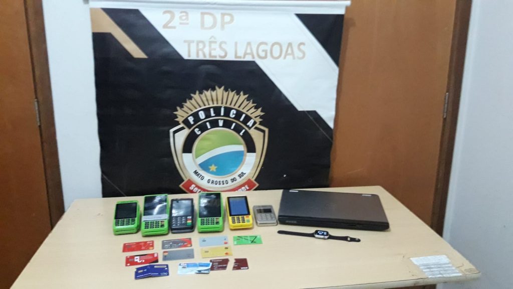 Polícia Civil prende estelionatário que aplicava o golpe do cartão clonado, em Três Lagoas