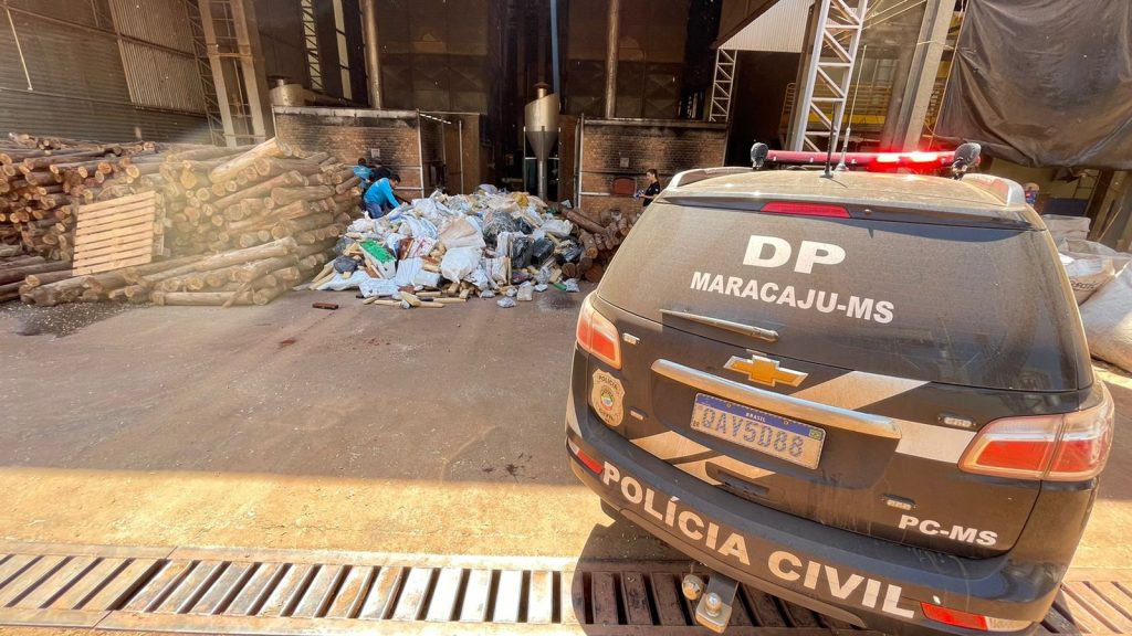 Polícia Civil incinera mais de 5 toneladas de drogas em Maracaju