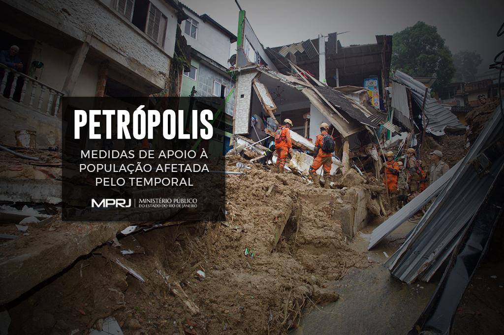 Procurador-geral de Justiça presta apoio à população e coordena atuação do Gabinete de Crise em Petrópolis