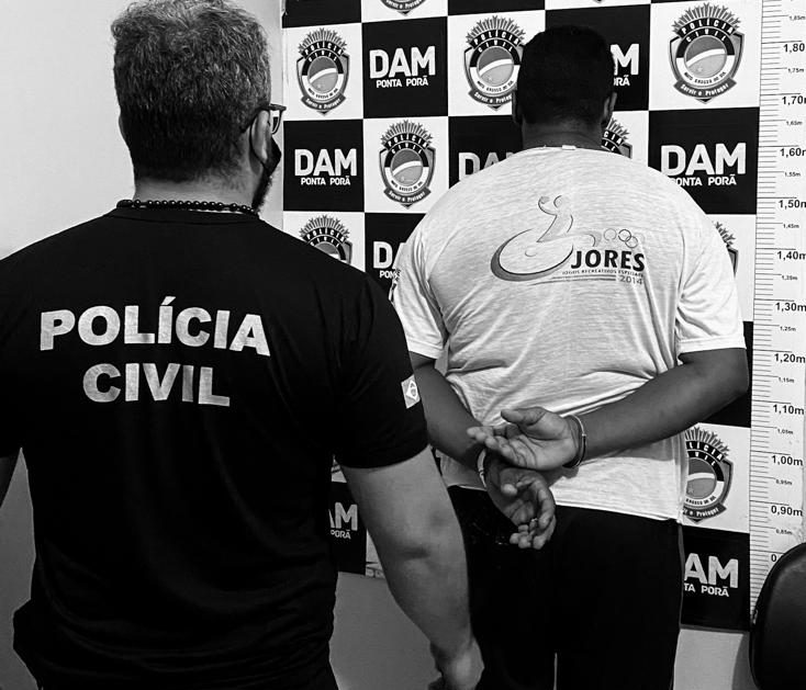 Polícia Civil prende homem condenado por estupro de vulnerável em Ponta Porã
