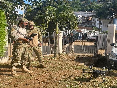 Drones da Polícia Civil auxiliam no resgate às vítimas e monitoramento de áreas afetadas em Petrópolis