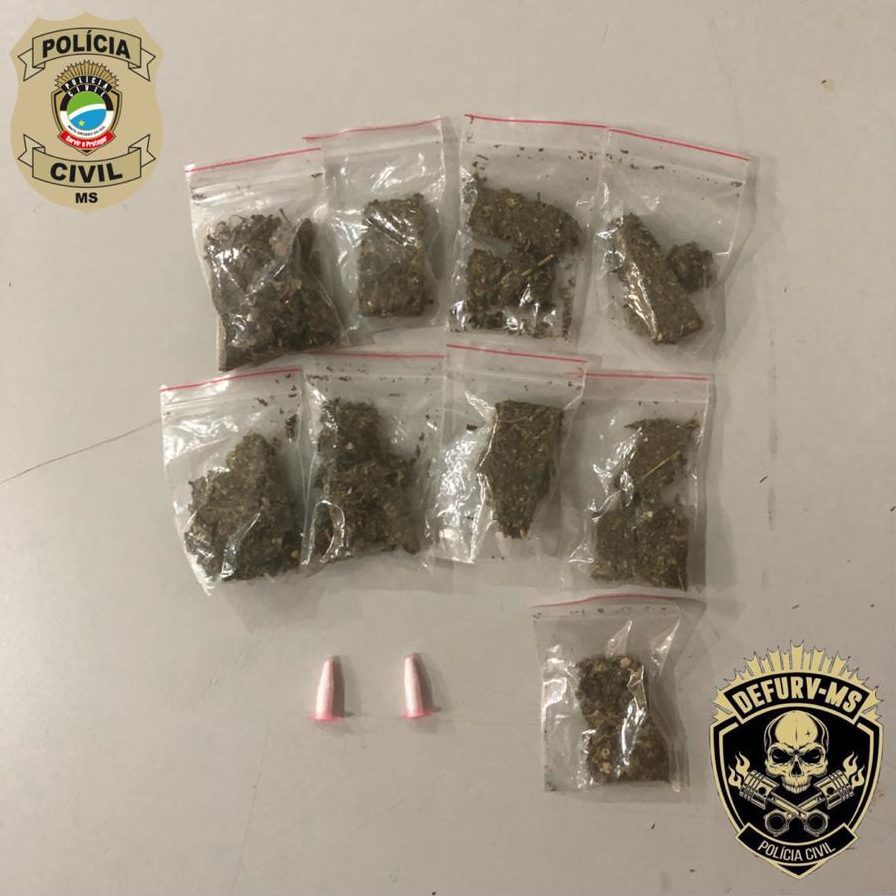Homem é preso pela Polícia Civil, por tráfico de drogas em Campo Grande