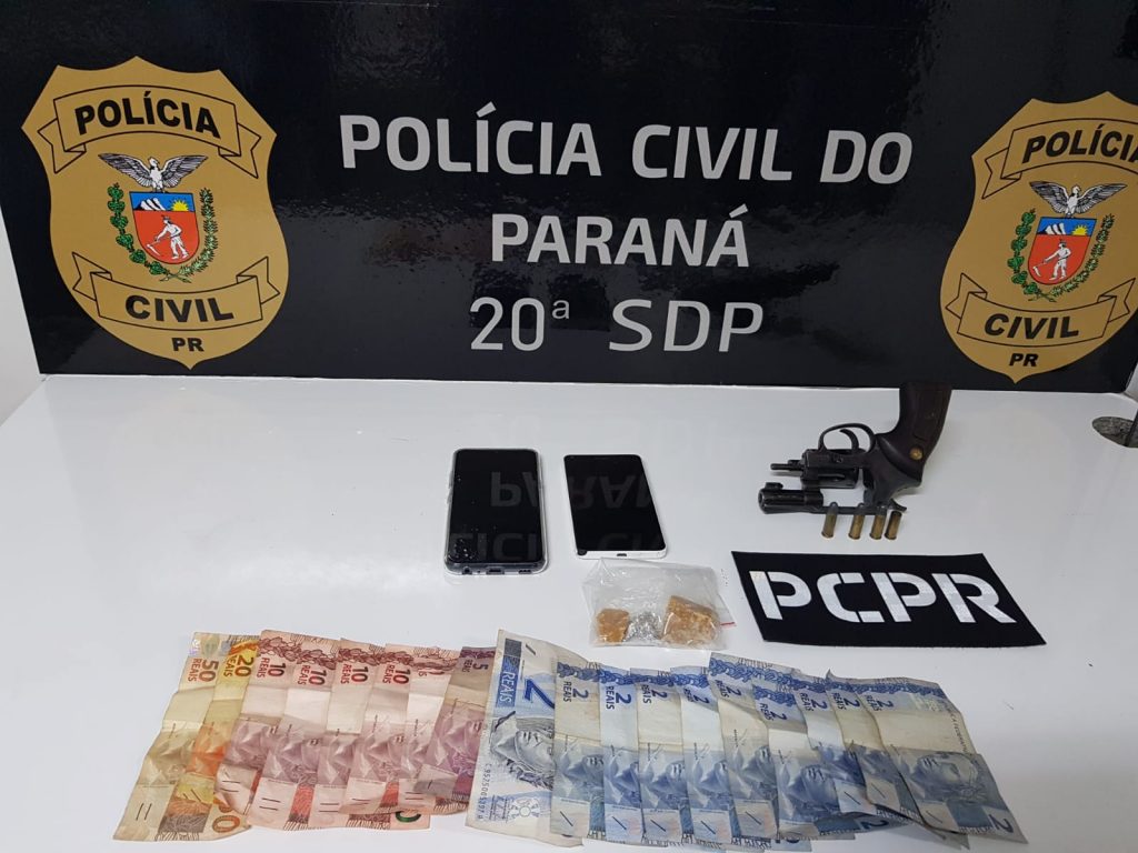 Polícia Civil prende homem com arma de fogo e “Crack” em Toledo