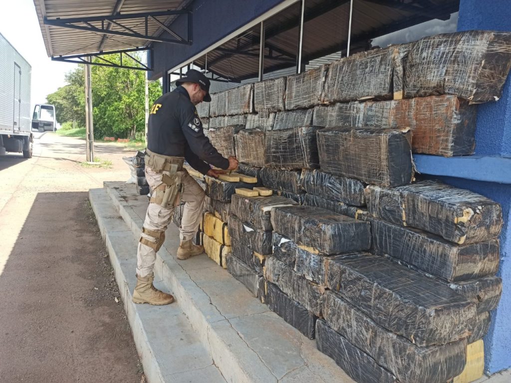 Apreensão de maconha pela PRF totalizou 2,1 toneladas