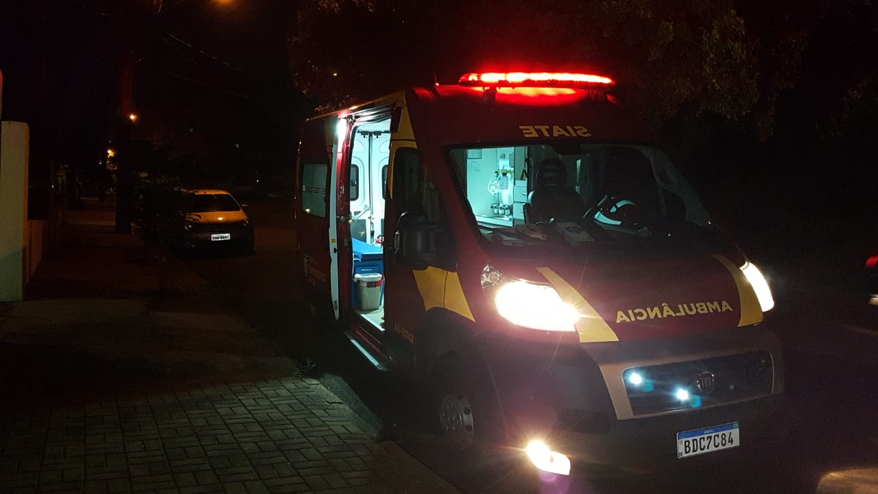 Idosa sofre queda no Bairro Guarujá e fica ferida; Corpo de Bombeiros é acionado