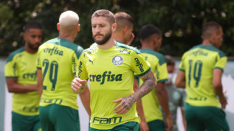 Zé Rafael treina e Verdão segue preparação para Recopa; confira os inscritos