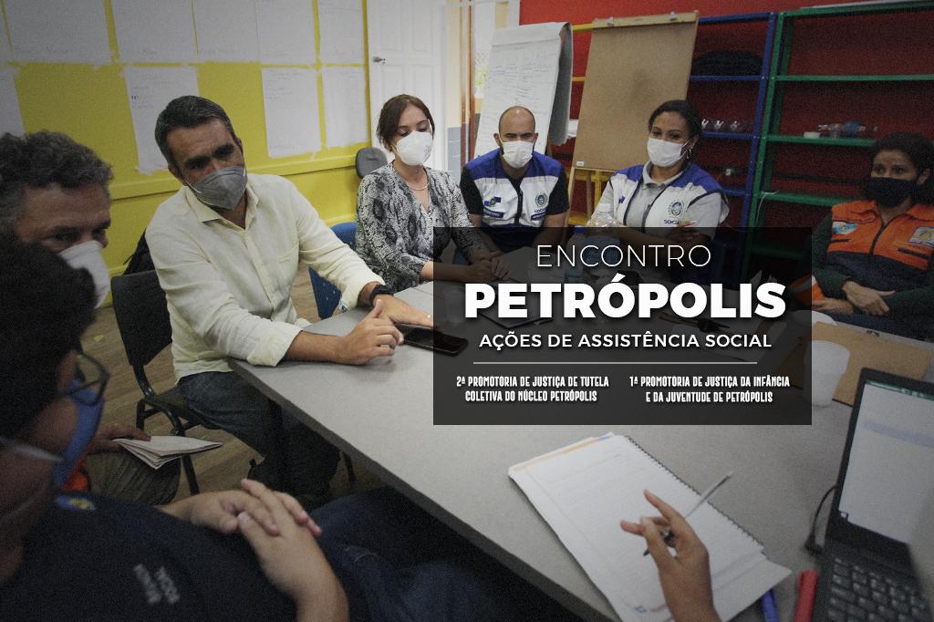 MPRJ participa de encontro para traçar ações de assistência social à população de Petrópolis