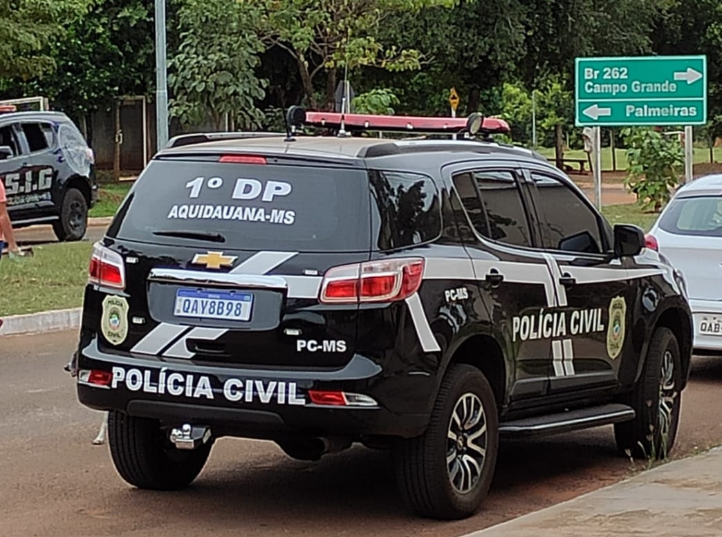 Policiais civis cumprem mandado de prisão contra condenado por homicídio em Aquidauana