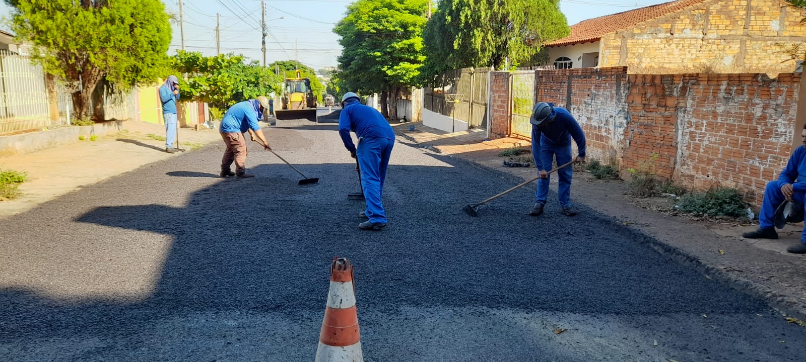 Cinco ruas do Morumbi 2 recebem pavimentação