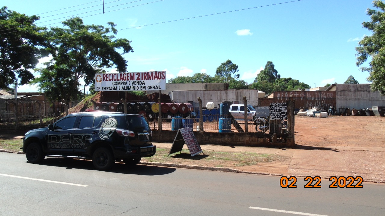 Polícia Civil participa de operação contra furto de cobre na capital