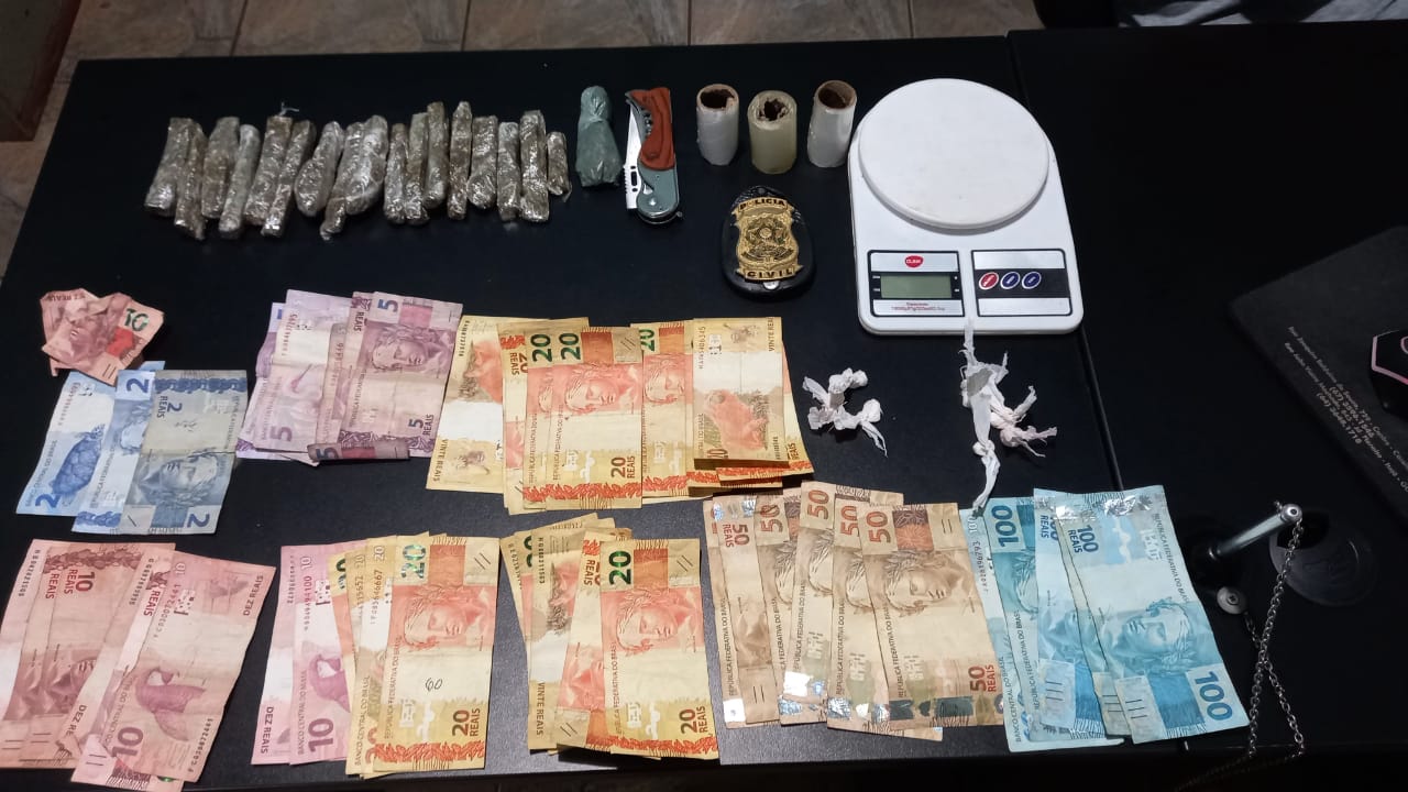 Jovem de 18 anos é preso por tráfico de drogas em Cassilândia