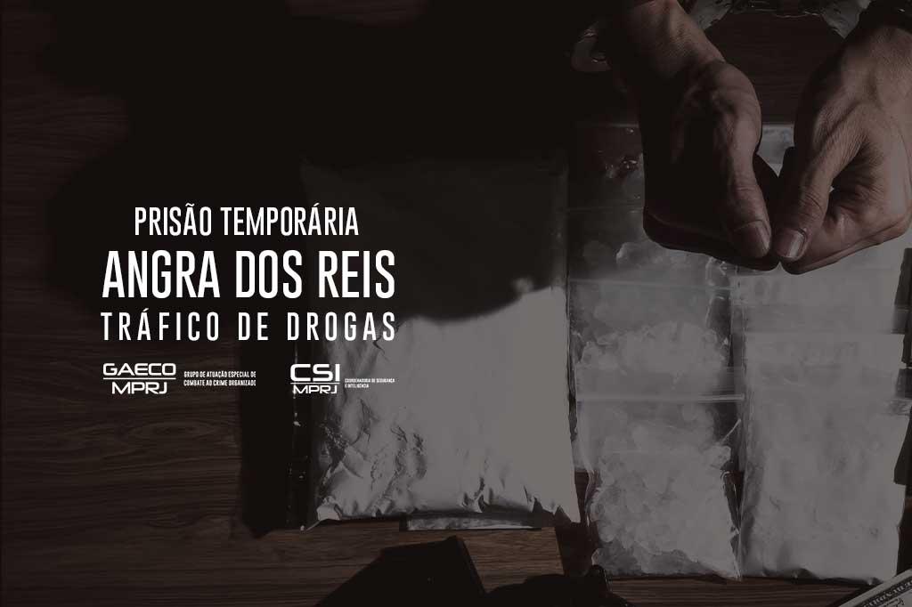 MPRJ realiza operação contra o tráfico de drogas em Angra dos Reis