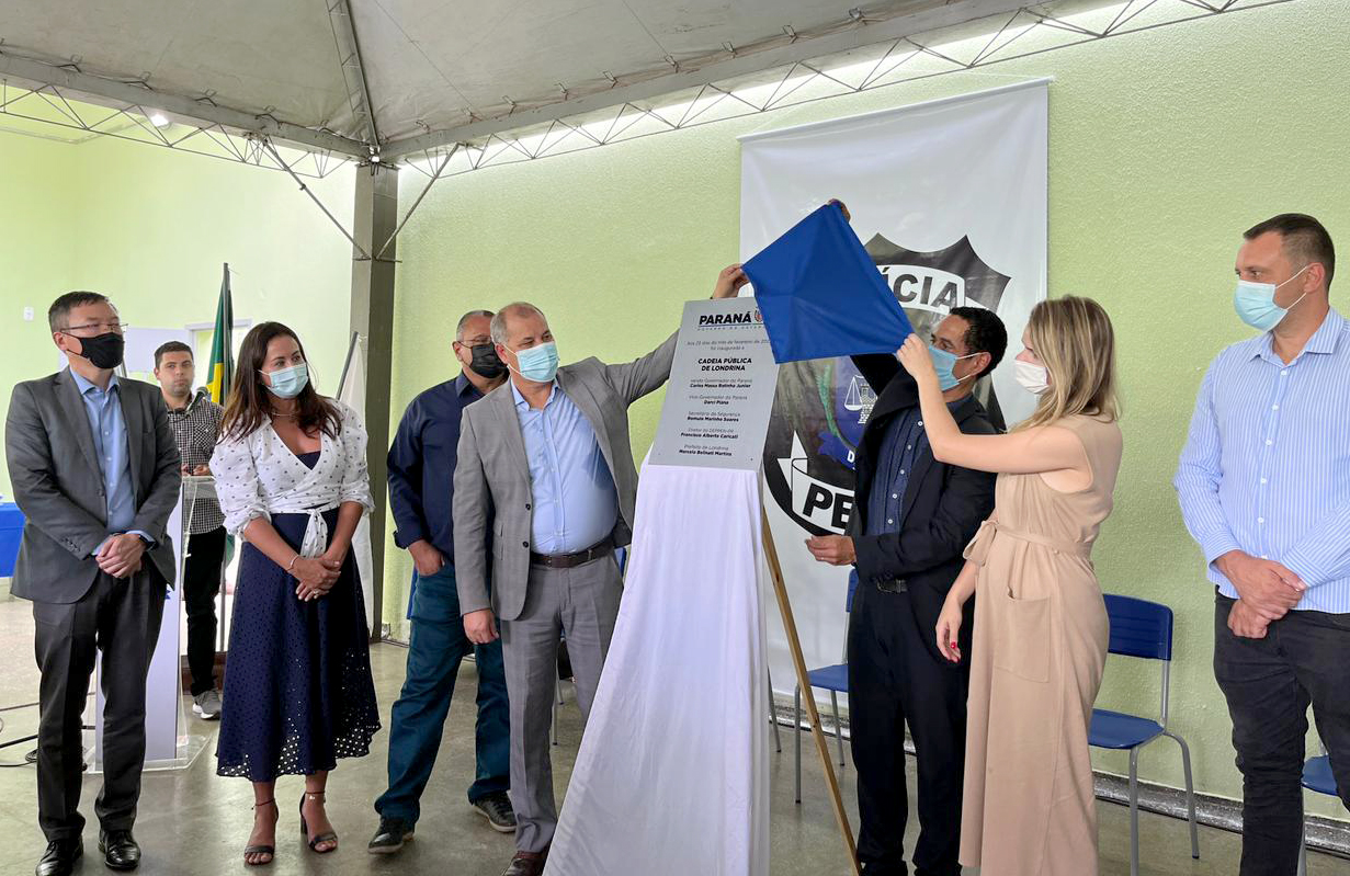Governo do Estado entrega nova Cadeia Pública de Londrina com 752 vagas Governo do Estado entrega nova Cadeia Pública de Londrina com 752 vagas