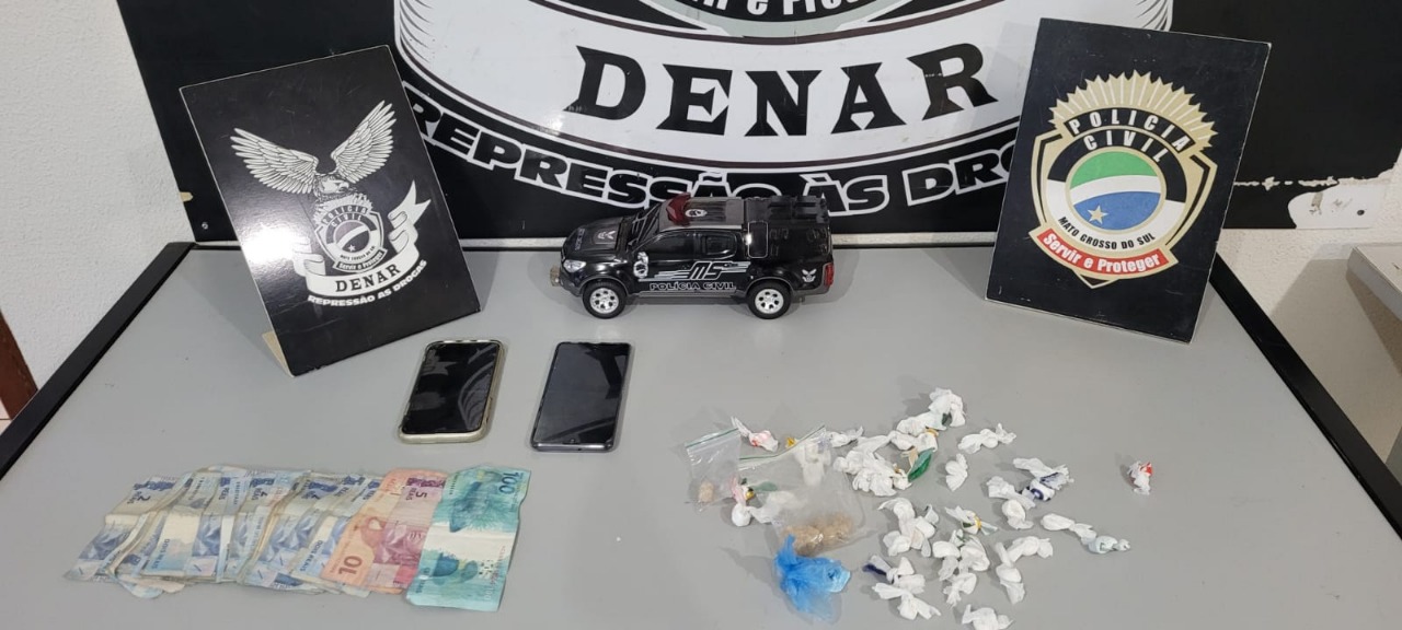 Polícia Civil prende envolvidos com Tráfico de Drogas, em Campo Grande