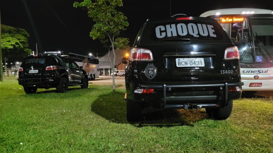 CHOQUE realiza fiscalização intensa nos ônibus que passam pela Rodoviária