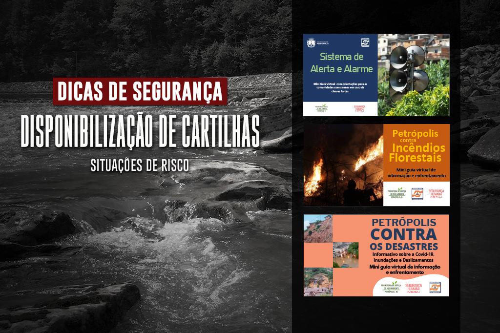 MPRJ disponibiliza cartilhas para que a população saiba como agir em situações de risco como deslizamentos e incêndios florestais