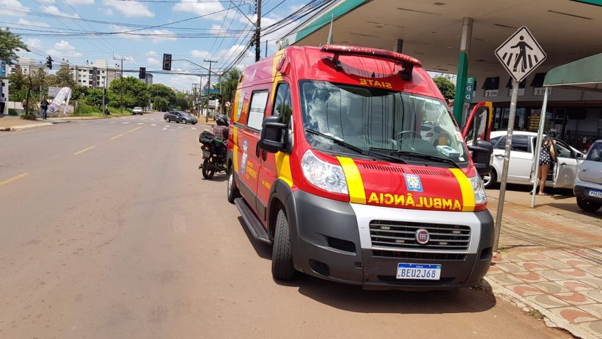 Acidente é registrado entre a Rua Manaus e Marechal Cândido Rondon