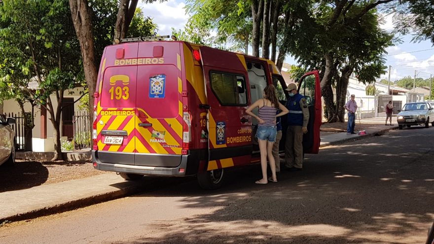 Siate atende vítima de queda no Bairro Santa Felicidade