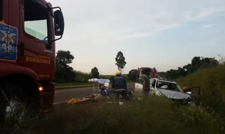 Motorista embriagado: Casal e duas crianças ficam feridas em acidente na BR-369