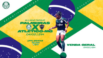 Brasileiro Feminino: venda de ingressos para estreia no Allianz Parque contra o Atlético-MG