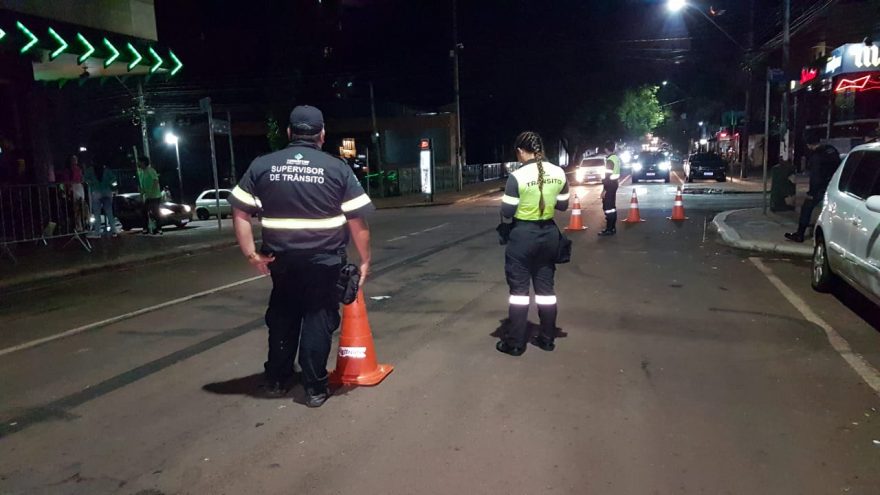 Mesmo com menor movimento, fiscalizações seguem acontecendo na Rua Paraná