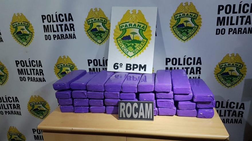 Rocam apreende 35 tabletes de maconha no Santos Dumont; Um rapaz foi detido