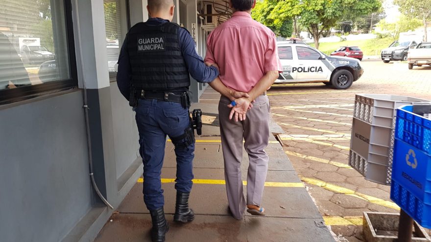 Após descumprir medida protetiva, homem é detido pela Guarda Municipal