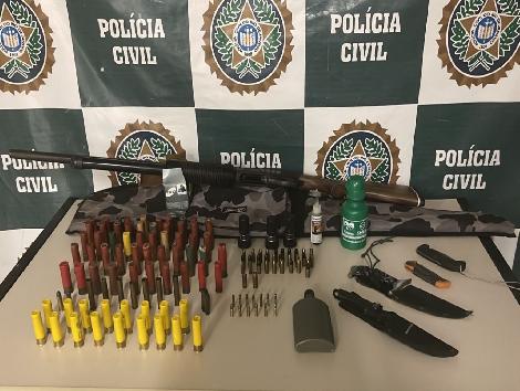 Polícia Civil prende homem com arma e munições de colecionador morto em Itaguaí