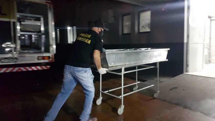 Vítima de acidente na BR-277 chega ao IML de Cascavel