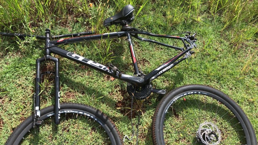 PM encontra bicicleta no bairro Brasmadeira que pode ter origem de furto