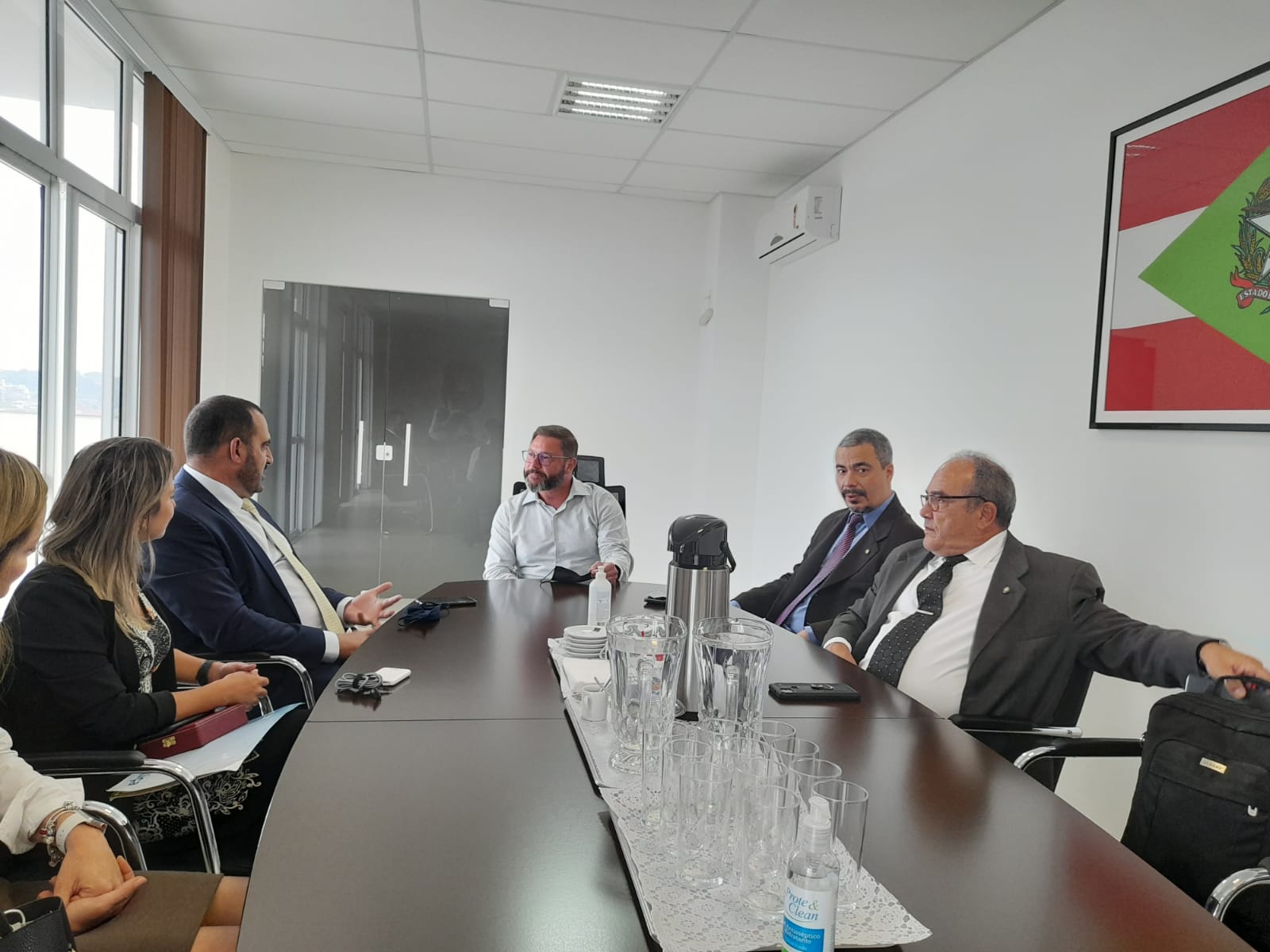 Delegacia Geral da Polícia Civil recebe a visita do secretário Nacional de Segurança Pública