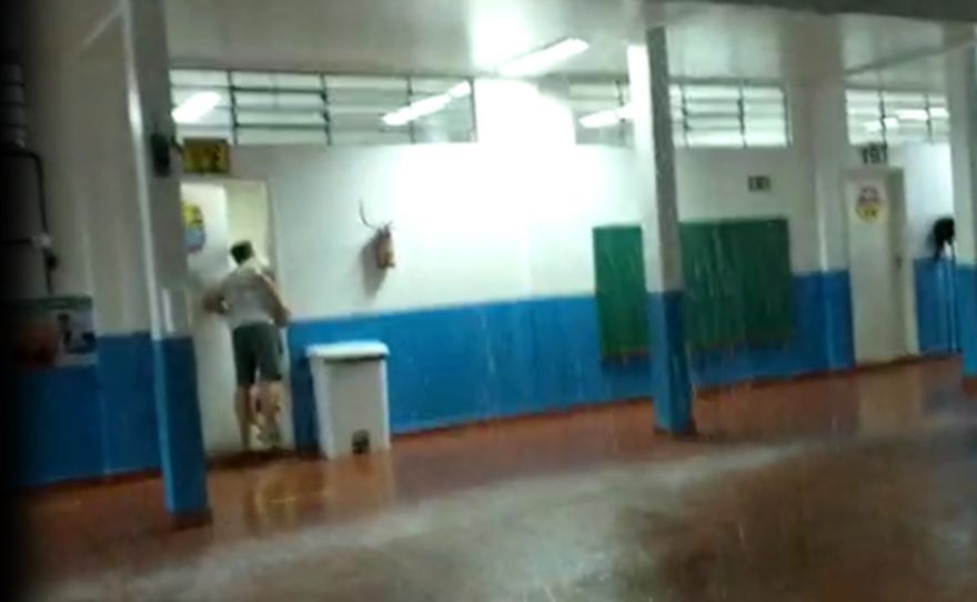 Moradores da região Norte registram chuva torrencial em Cascavel