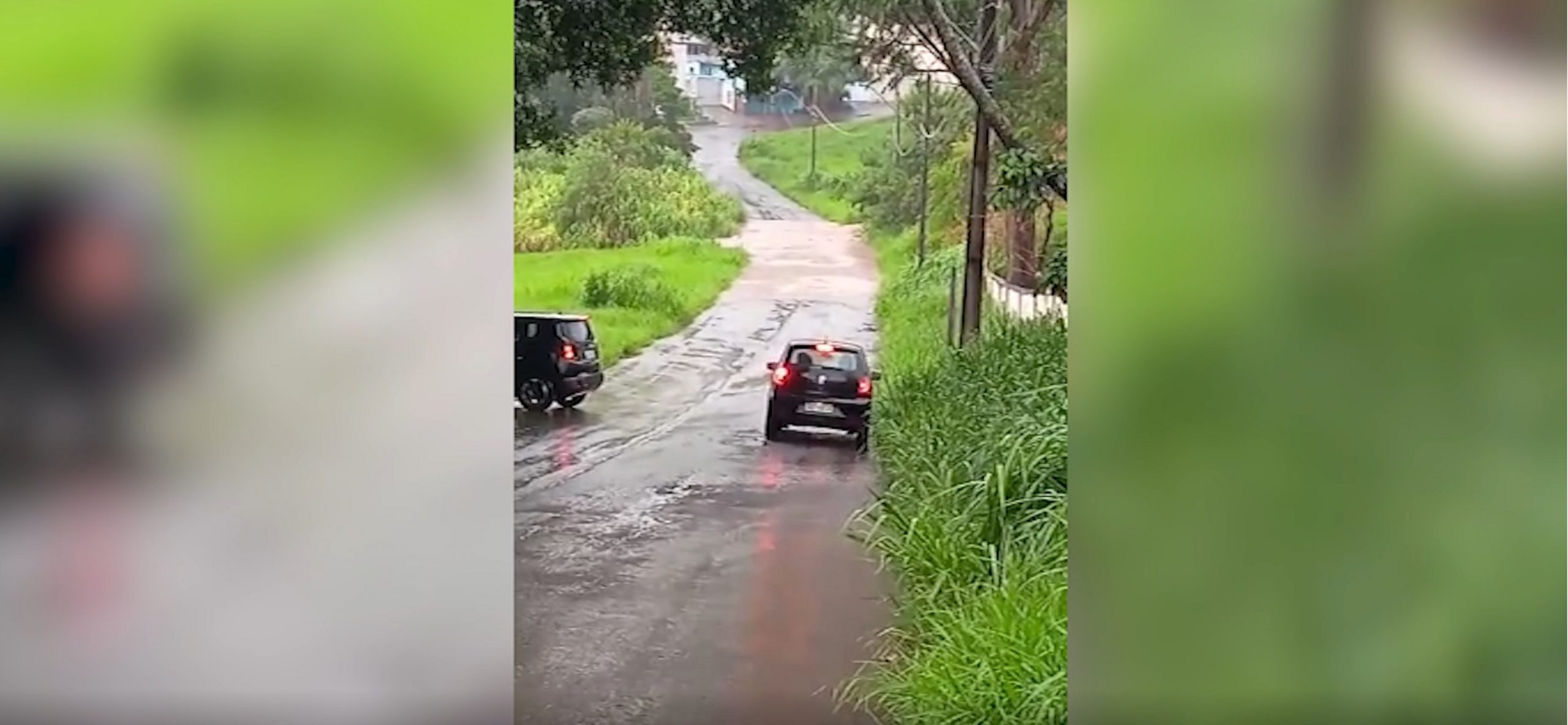 Condutores tem dificuldades para atravessar a Rua Alberi Antonio Richard; veja vídeo