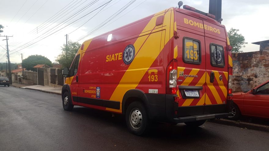 Grávida de seis meses, mulher fica ferida após acidente de trânsito em Cascavel