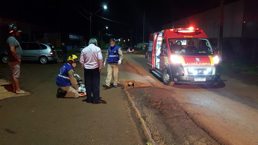 Homem engasgado com osso de galinha é socorrido pelo Siate