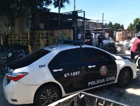 Polícia Civil realiza ação para combater furto e receptação de equipamentos de concessionárias de serviços públicos
